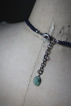 Load image into Gallery viewer, Sea&#39;s Rapture | Delphic. Hand-strung Beaded Gemstone Necklace.