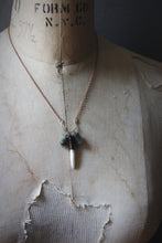 Load image into Gallery viewer, Trilogy. Gemstone Cluster Necklace.