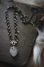 Load image into Gallery viewer, Wolves of Winter | The Conjurer || Faolán. Gemstone Beaded Pendant Necklace.