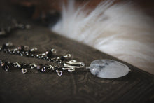 Load image into Gallery viewer, Wolves of Winter | The Conjurer || Faolán. Gemstone Beaded Pendant Necklace.
