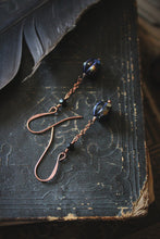 Load image into Gallery viewer, Cackle | Artisan Glass Drop Earrings.