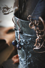Load image into Gallery viewer, Cackle | Artisan Glass Drop Earrings.