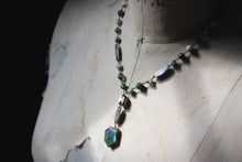 Load image into Gallery viewer, The Kelpie&#39;s Keep. Storyteller Series. Beaded Gemstone Pendant Necklace.