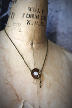 Load image into Gallery viewer, Many Moons No.10 | Vintage Button Pendant Necklace.