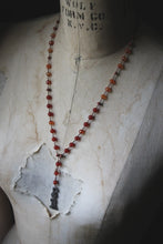 Load image into Gallery viewer, Legend &amp; Lore  | Stingy Jack. Gemstone &amp; Artisan Pewter Necklace.