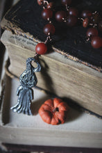 Load image into Gallery viewer, Legend &amp; Lore  | Stingy Jack. Gemstone &amp; Artisan Pewter Necklace.