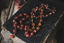 Load image into Gallery viewer, Legend &amp; Lore  | Stingy Jack. Gemstone &amp; Artisan Pewter Necklace.