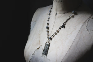 Legend & Lore  | Old Nabbie. Beaded Gemstone Pendant Necklace.