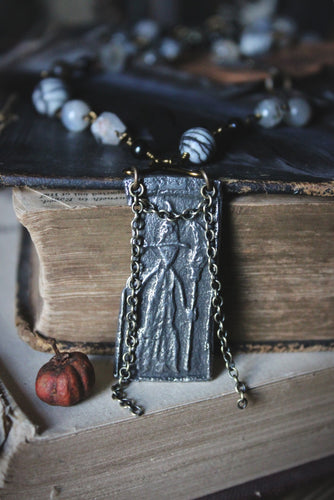 Legend & Lore  | Old Nabbie. Beaded Gemstone Pendant Necklace.