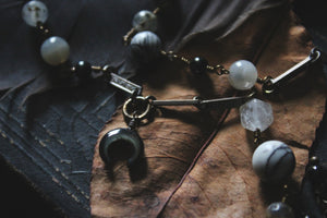 Legend & Lore  | Old Nabbie. Beaded Gemstone Pendant Necklace.