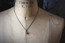 Load image into Gallery viewer, Vintage Valentine | Opalite. Delicate Pendant Necklace.