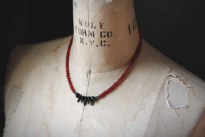 Legend & Lore  |  The Dearg Due. Beaded Gemstone Necklace.