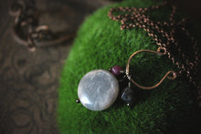 Load image into Gallery viewer, Trilogy. Gemstone Cluster Necklace.