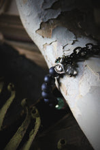 Load image into Gallery viewer, Spirited | The Watcher. Beaded &amp; Chain Bracelet.