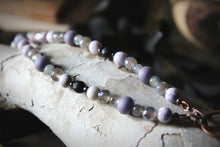 Load image into Gallery viewer, Spirited | Emerging. Hand-strung Carved Gemstone Beaded Necklace.