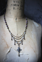 Load image into Gallery viewer, Spirited | Manes of the Meadow. Gemstone Festoon Pendant Necklace.