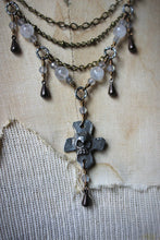 Load image into Gallery viewer, Spirited | Manes of the Meadow. Gemstone Festoon Pendant Necklace.