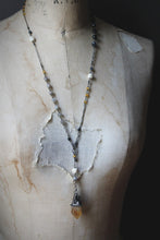 Load image into Gallery viewer, Legend &amp; Lore  | The Pukwudgie. Long Gemstone Necklace.