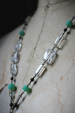 Load image into Gallery viewer, Spirited | Making Old Bones. Gemstone Tassel Pendant Necklace.