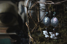 Load image into Gallery viewer, Spirited | Ghost Pipes. Artisan Pewter Dangle Earrings.