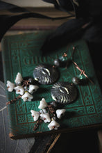 Load image into Gallery viewer, Spirited | Ghost Pipes. Artisan Pewter Dangle Earrings.