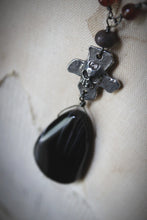 Load image into Gallery viewer, Legend &amp; Lore  | The Dullahan. Gemstone &amp; Artisan Pewter Pendant Necklace.