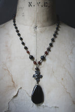 Load image into Gallery viewer, Legend &amp; Lore  | The Dullahan. Gemstone &amp; Artisan Pewter Pendant Necklace.