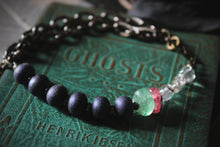 Load image into Gallery viewer, Spirited | The Watcher. Beaded &amp; Chain Bracelet.