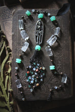 Load image into Gallery viewer, Spirited | Making Old Bones. Gemstone Tassel Pendant Necklace.