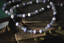Load image into Gallery viewer, Spirited | Emerging. Hand-strung Carved Gemstone Beaded Necklace.