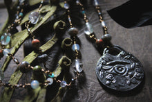 Load image into Gallery viewer, Spirited | Gentle Spring || Eye of The Forest. Pendant &amp; Gemstone Necklace.