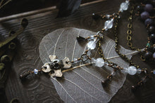 Load image into Gallery viewer, Spirited | Manes of the Meadow. Gemstone Festoon Pendant Necklace.