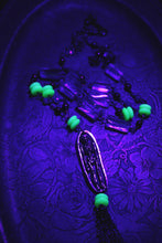 Load image into Gallery viewer, Spirited | Making Old Bones. Gemstone Tassel Pendant Necklace.
