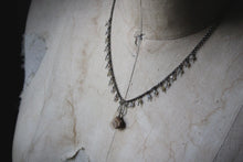 Load image into Gallery viewer, The Conjurer | Scribe. Beaded Fringe Gemstone Necklace.