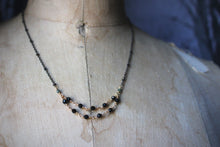 Load image into Gallery viewer, Grace | Petite Gemstone Festoon Necklace.