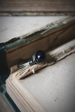 Load image into Gallery viewer, The Night Sky Collection | Cosmic. Blue Goldstone Wire-wrap Ring.