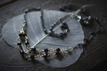 Load image into Gallery viewer, Grace | Petite Gemstone Festoon Necklace.