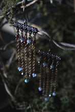 Load image into Gallery viewer, Veil, No.1 | Gemstone Fringe Earrings.