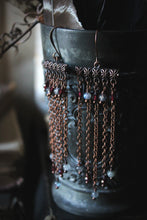 Load image into Gallery viewer, Veil, No.1 | Gemstone Fringe Earrings.