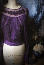 Load image into Gallery viewer, FREE PEOPLE. Sheer Boho Embroidery Top.