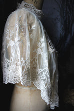 Load image into Gallery viewer, ARK &amp; CO. |  Sheer Embroidery Lace Capelet.