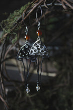 Load image into Gallery viewer, Shroomtress. Whimsical Mushroom Dangle Earrings.