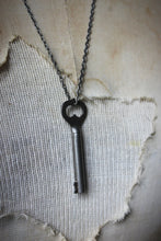 Load image into Gallery viewer, The Sentinel | Storyteller Series. Antique Skeleton Key Necklace.