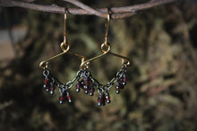 Load image into Gallery viewer, Lacey |  Mixed Metal Gemstone Earrings.