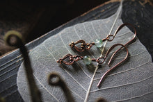 Load image into Gallery viewer, Sweetheart | Gemstone &amp; Charm Dangle Earrings.