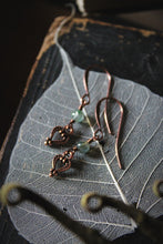 Load image into Gallery viewer, Sweetheart | Gemstone &amp; Charm Dangle Earrings.