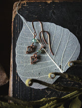 Load image into Gallery viewer, Sweetheart | Gemstone &amp; Charm Dangle Earrings.