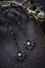 Load image into Gallery viewer, Rosette, No.2 | Gemstone Dangle Earrings.