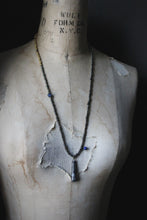 Load image into Gallery viewer, The Spellcaster Necklace | No.5. Hand-strung Larvikite Beaded Necklace.