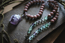 Load image into Gallery viewer, Cerys | Gemstone &amp; Glass Beaded Necklace.